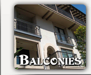 Orange County Custom Commercial Iron Balconies