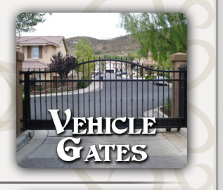 Orange County Custom Commercial Iron Vehicle Gates