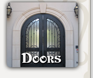 Orange County Custom Commercial Iron Doors