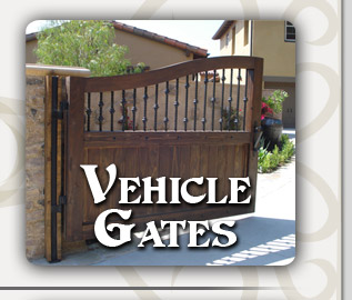 Orange County Custom Residential Iron Vehicle Gates