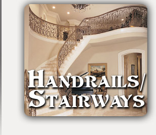 Orange County Custom Residential Iron Handrails & Stairways